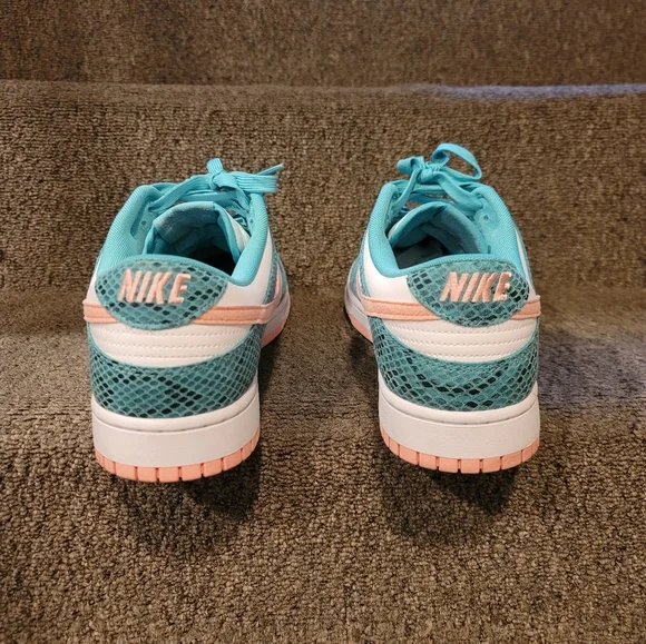Nike Dunk Low Teal Size 12 - Picture 3 of 5